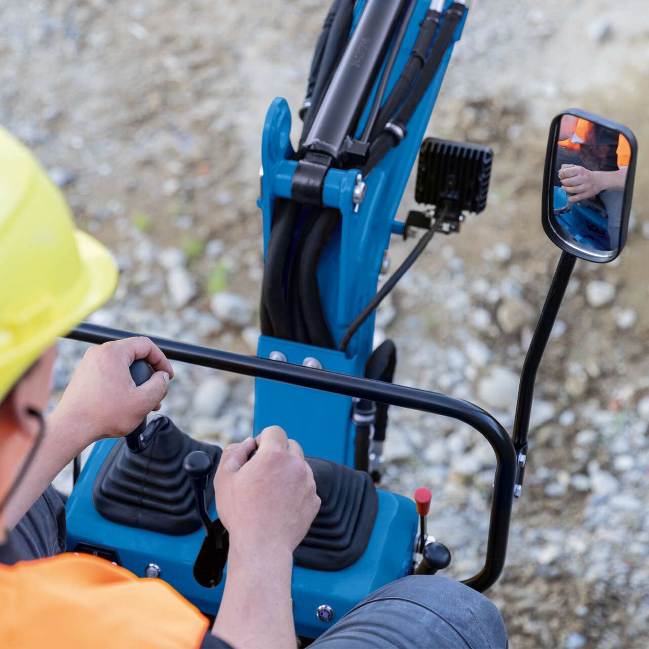 Benzin Mini-Bagger MB850 Scheppach + 3 Zubehörteile