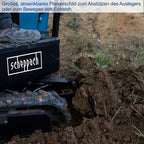 Benzin Mini-Bagger MB850 Scheppach + 3 Zubehörteile